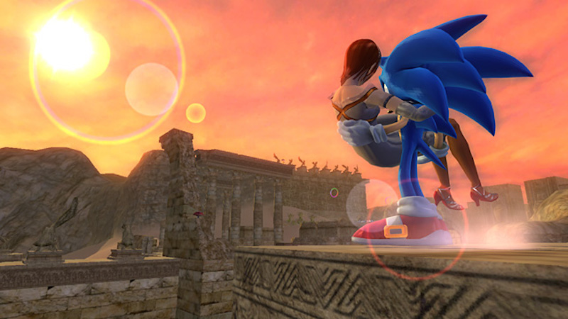 Illustration for article titled Remember When Sonic Kissed A Woman?